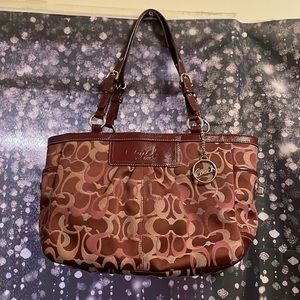 Coach Cranberry Signature Bag